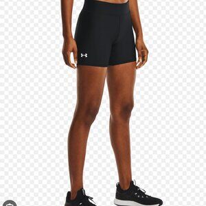 Under Armour Mid Rise Middy 5" Black Medium